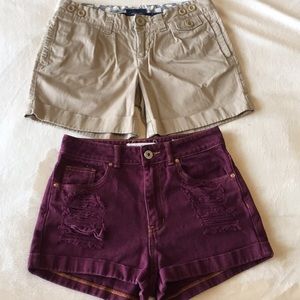 2 Shorts- Pacsun & AEO